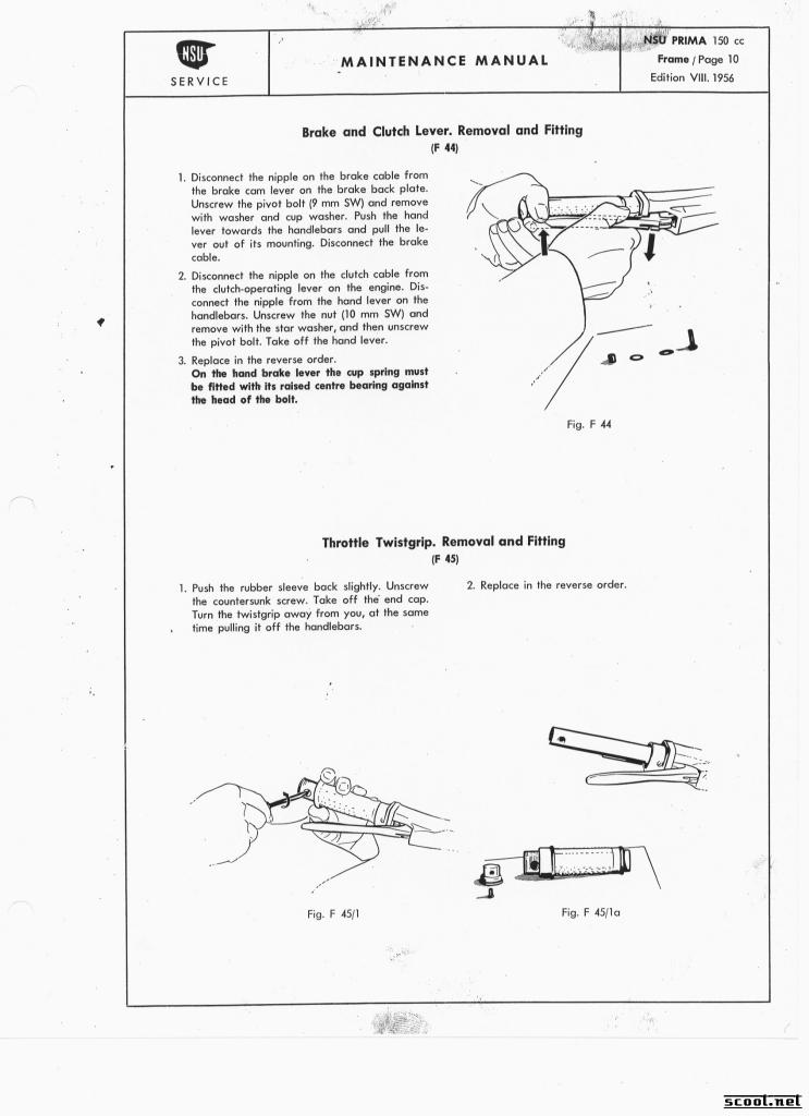 NSU Manual Page manual scooter