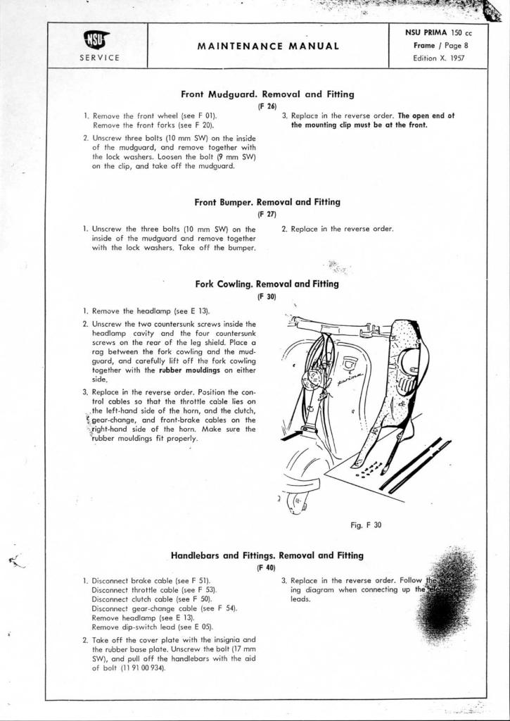 NSU Manual Page nsu vespa