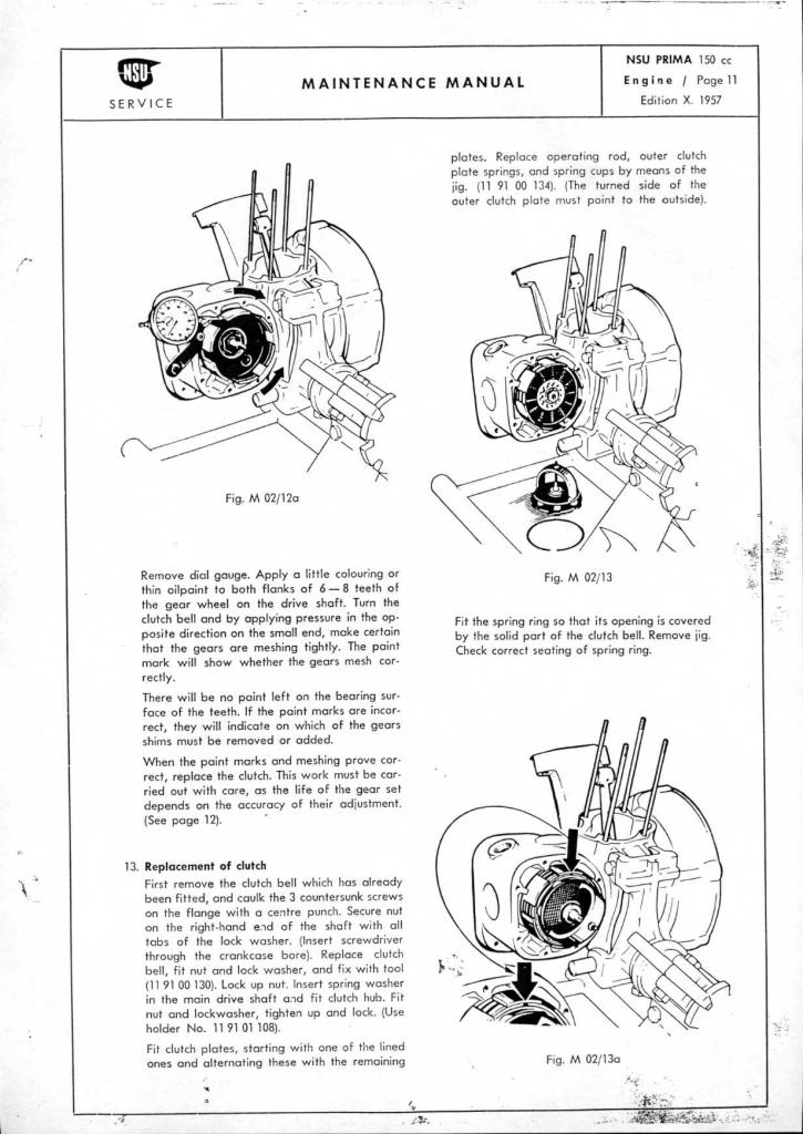 NSU Manual Page lambretta vespa