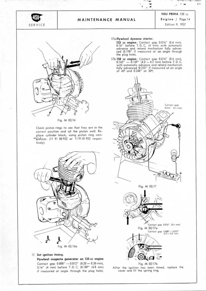 NSU Manual Page vespa repair