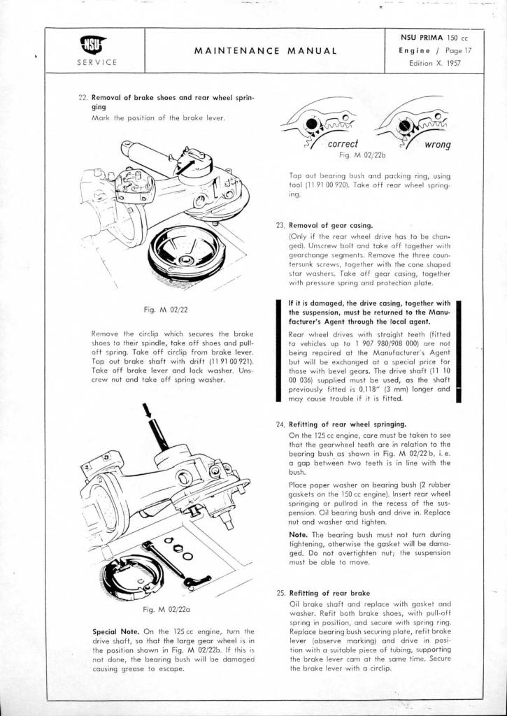 NSU Manual Page manual lambretta