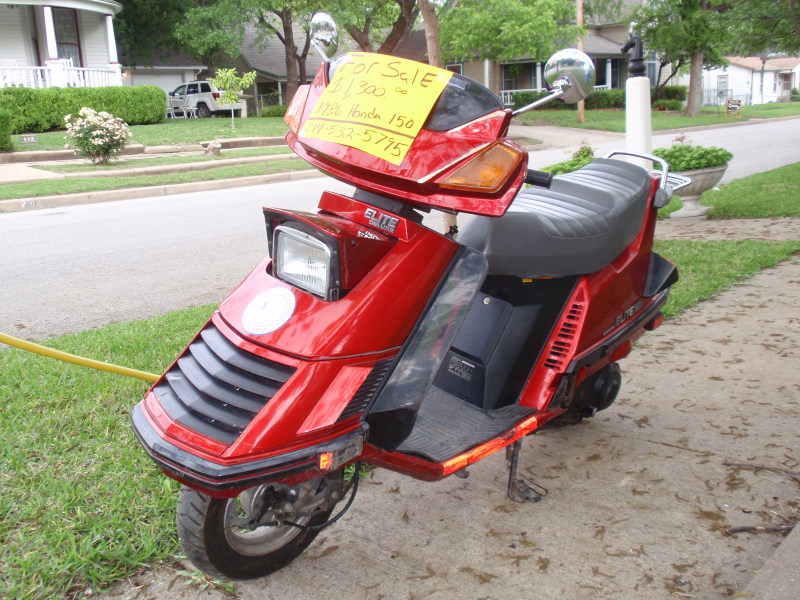 1986 Honda elite 150 scooter #5