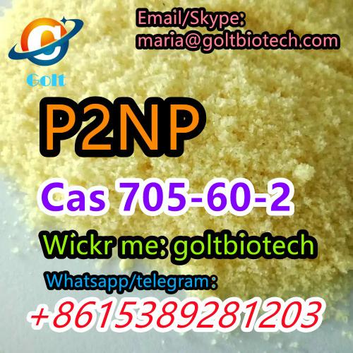  - P2NP 1-Phenyl-2-nitropropene Cas 705-60-2 p2np yellow crystalline powder for sale China supplier Wickr me:goltbiotech