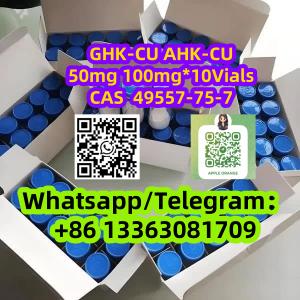  - GHK-Cu AHK-Cu 50mg 100mg*10Vials CAS 49557-75-7 89030-95-5 767286-83-9