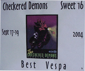 Checkered Demons Sweet 16 - 2004 pictures from CHRIS_CONNECTICUT_VESPA_PLATE