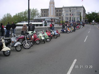 Garden City Scooter Rally - 2005 pictures from downtown