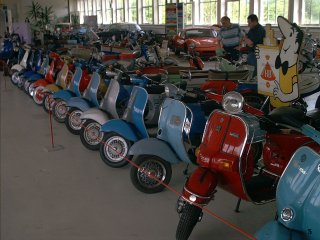 60 years of Vespa ride - 2006 pictures from Aschaffenburg