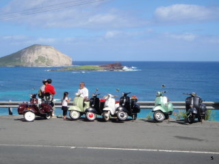 Hawaii Vintage Scooter Club Holiday Ride - 2008 pictures from Eric