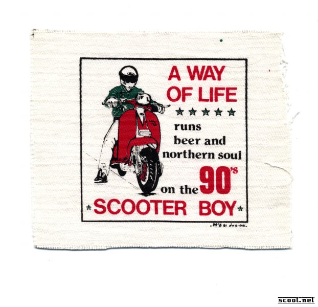 Scooter Boy Scooter Patch