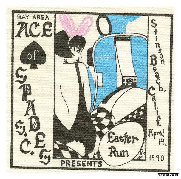 Ace SC Easter Run Scooter Patch