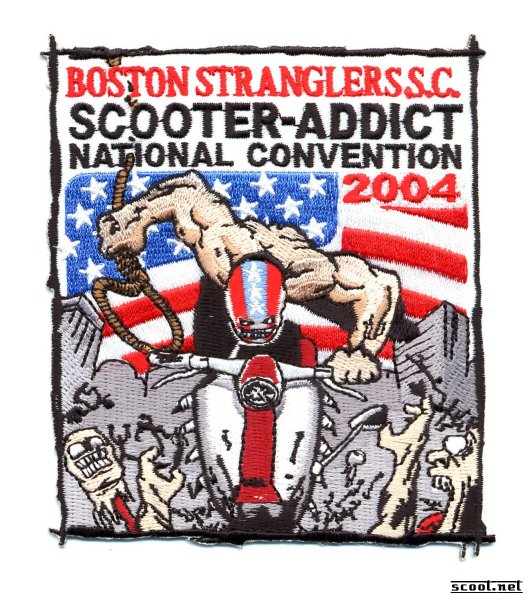 Boston Stranglers Scooter Patch