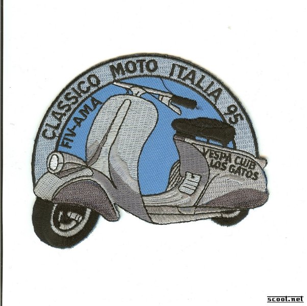 Classico Moto Italia Scooter Patch