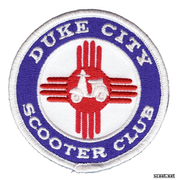 Duke City Scooter Club Scooter Patch
