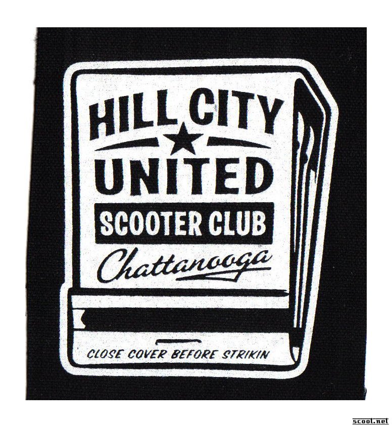Hill City United Scooter Club Scooter Patch