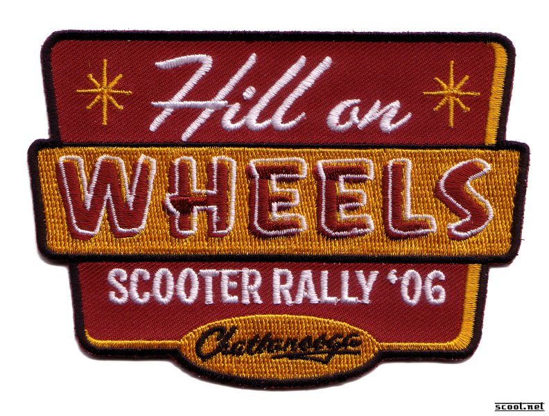 Hill on Wheels Scooter Patch