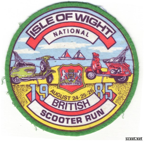 Isle of Wight Scooter Patch