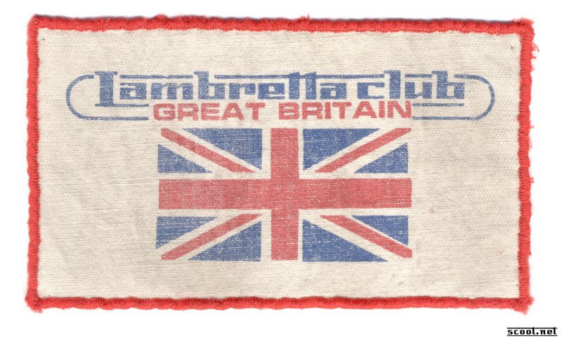 Lambretta Club Great Britain Scooter Patch