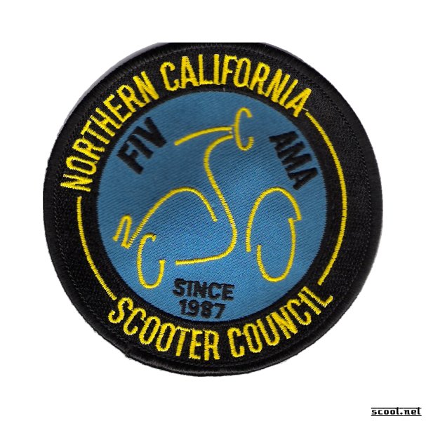 Northern California Scooter Council Scooter Patch