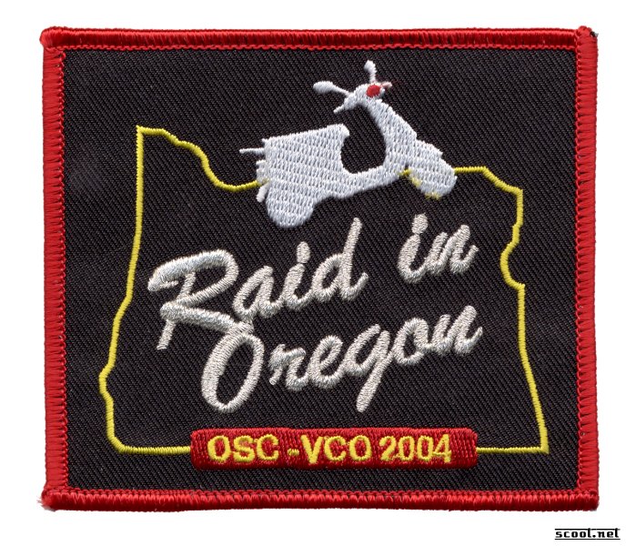 Oregon Scooter Raid Scooter Patch
