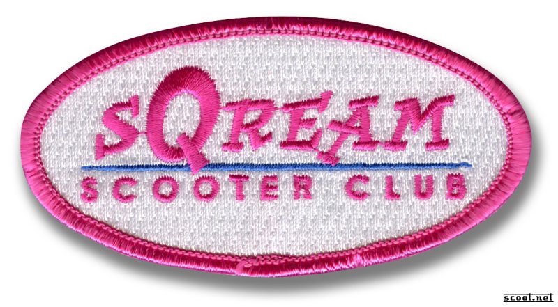 Sqream Scooter Club Scooter Patch