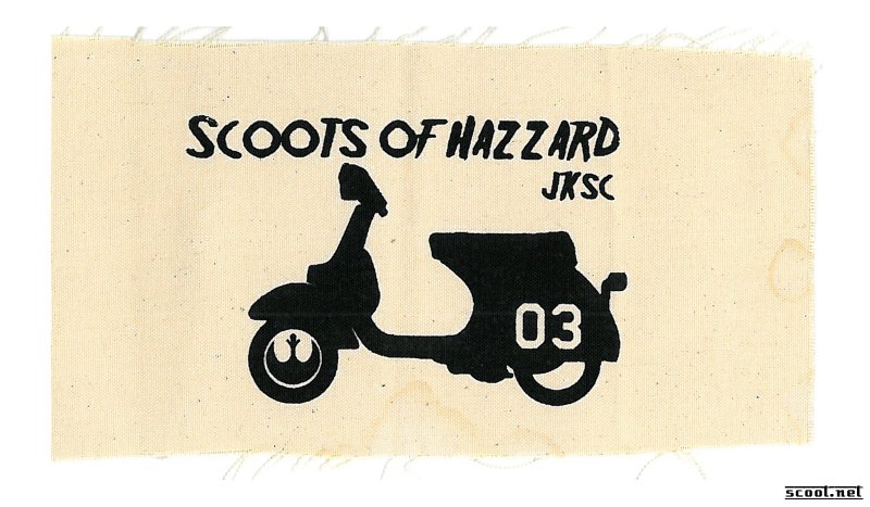 Scoots of Hazzard Scooter Patch