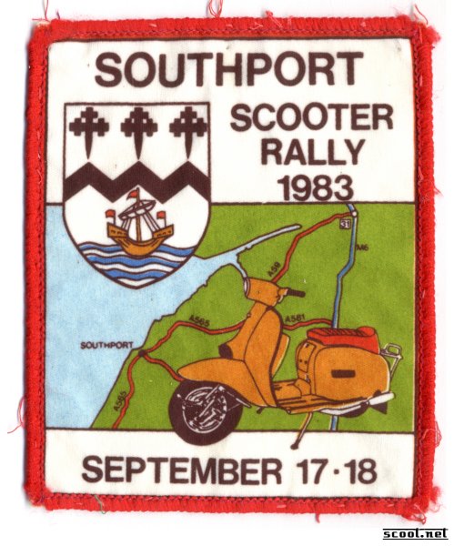 Southport Scooter Rally Scooter Patch