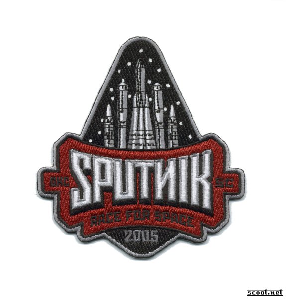 Sputnik Race for Space Scooter Patch