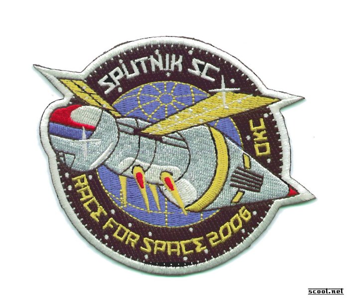 Sputnik Race for Space Scooter Patch
