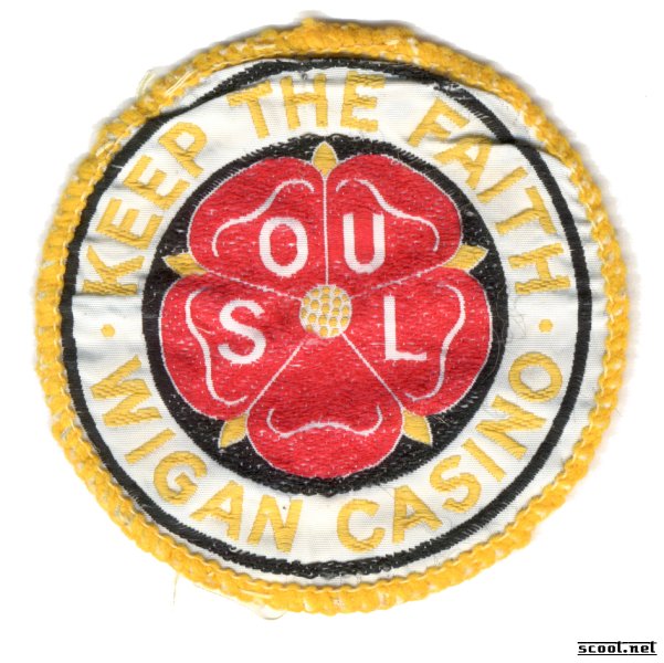 Wigan Casino Scooter Patch