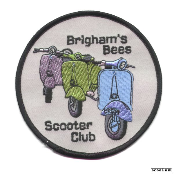 Brighams Bees Scooter Club Scooter Patch