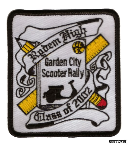 Garden City Scooter Rally Scooter Patch