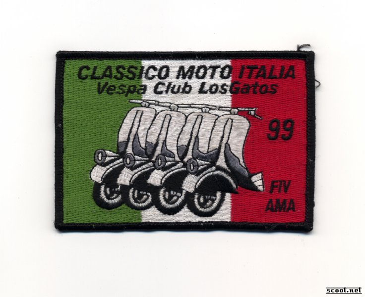 Classico Moto Italia Scooter Patch