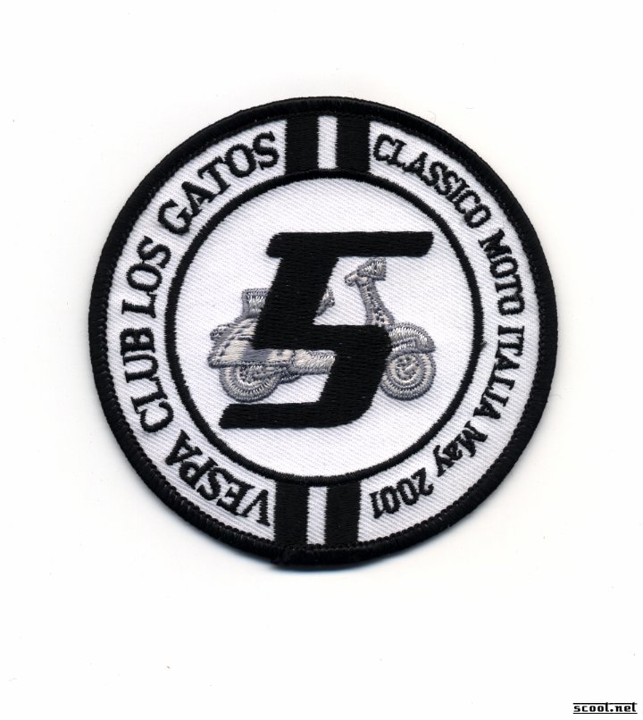 Classico Moto Italia Scooter Patch