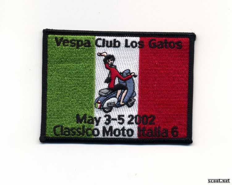 Classico Moto Italia Scooter Patch