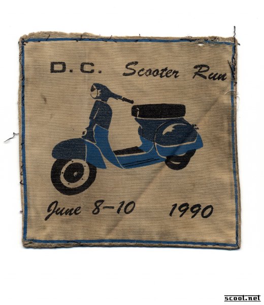 D.C. Scooter Run Scooter Patch