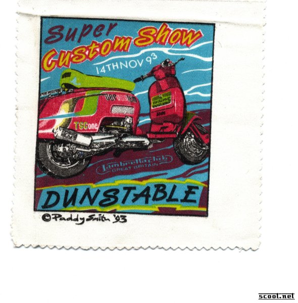 Dunstable Custom Show Scooter Patch