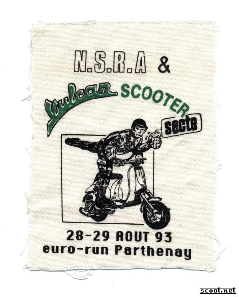 euro-run Parthenay Scooter Patch