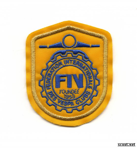 Federation of Independant Vespa Clubs Scooter Patch
