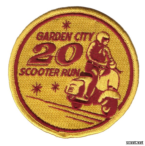 Garden City Scooter Rally Scooter Patch