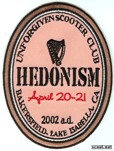 Hedonism Scooter Patch