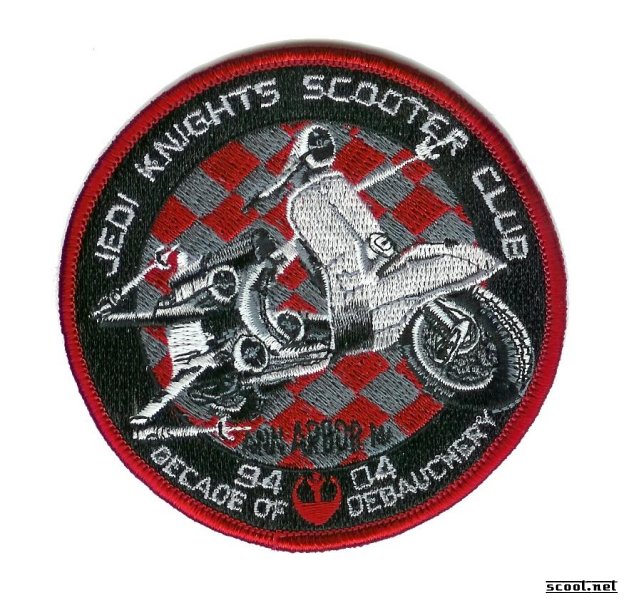 Jedi Knights Scooter Club Scooter Patch