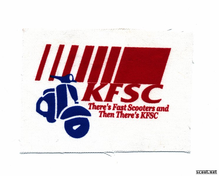 Kentucky Fried Scooter Club Scooter Patch