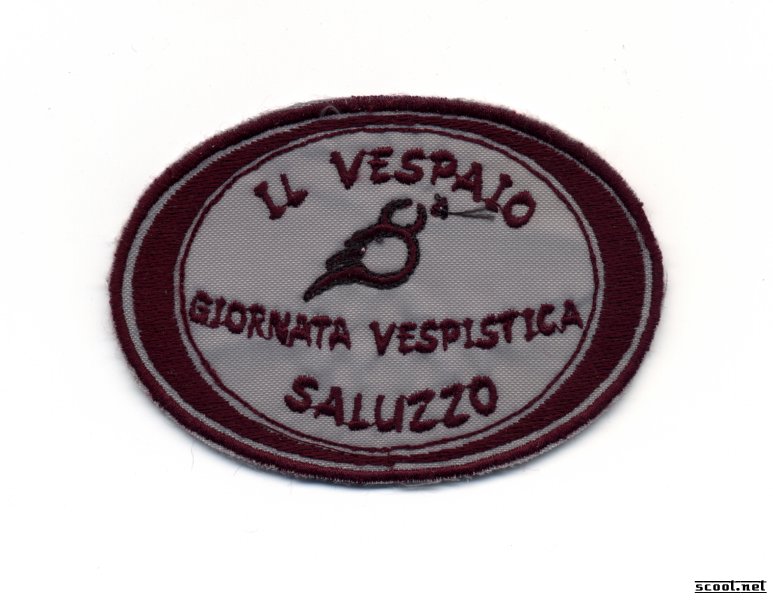 Saluzzo Rally Italy Scooter Patch
