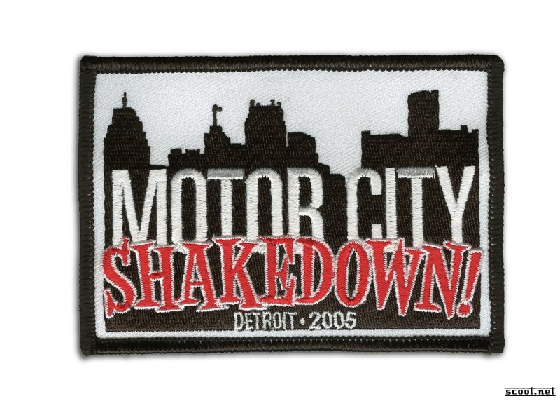 Motor City Shakedown Scooter Patch