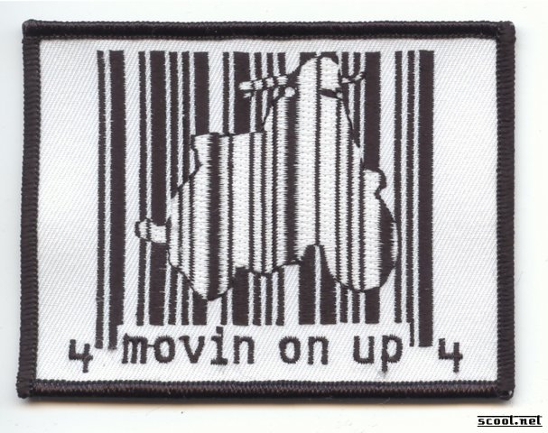 Movin on Up Scooter Patch