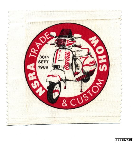 NSRA Trade & Custom Show Scooter Patch
