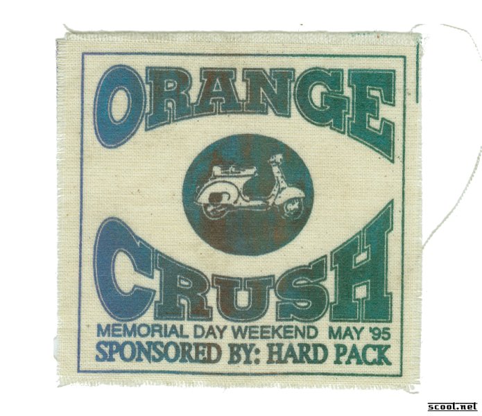 Orange Crush Scooter Patch