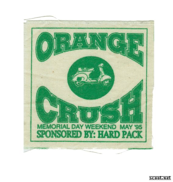 Orange Crush Scooter Patch