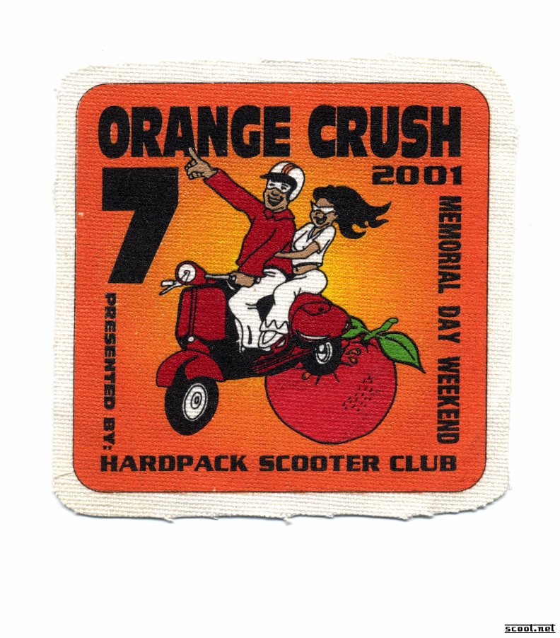 Orange Crush Scooter Patch