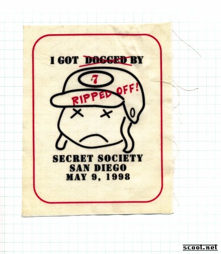 I Got Dogged Scooter Patch